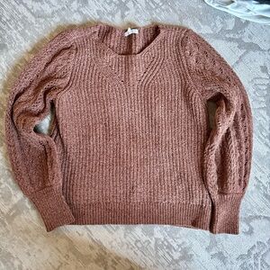 Brown Knit Sweater for Women Size Small soft!!!!
